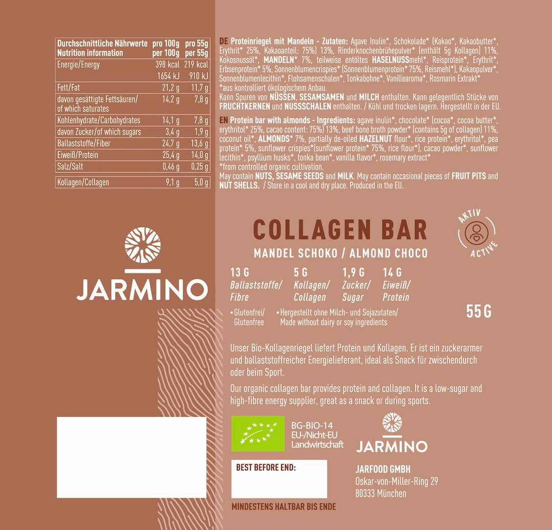 Collagen bar, almond