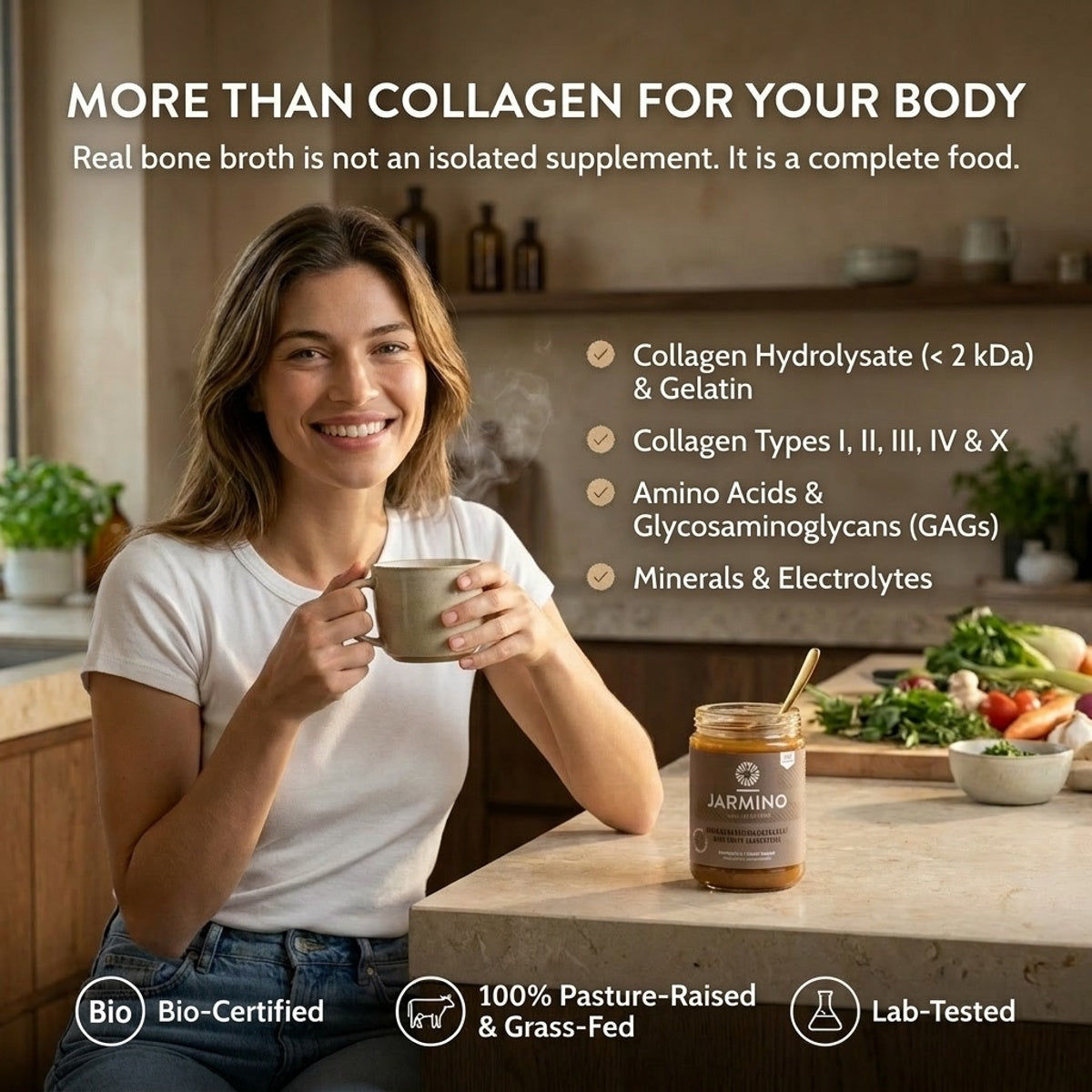 Beef bone broth concentrate (44 servings)