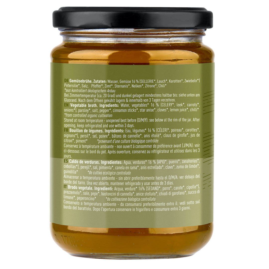 Vegetable broth (6x 350ml)