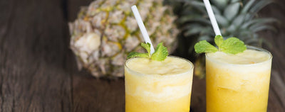 Bone broth recipe | Pineapple Vodka Drink + Collagen