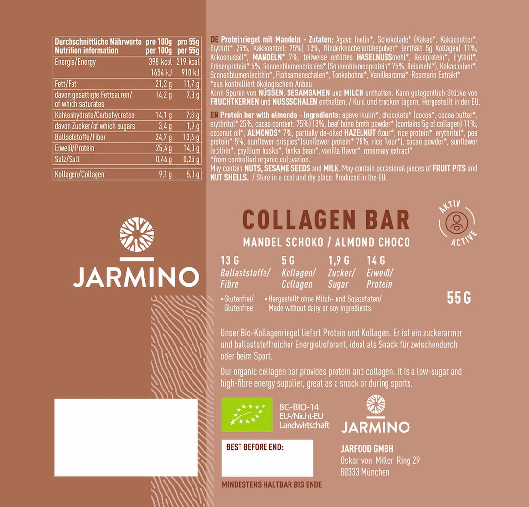 Collagen bar, almond
