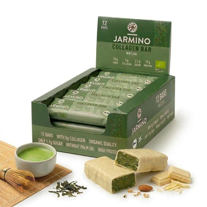 Collagen bar, matcha