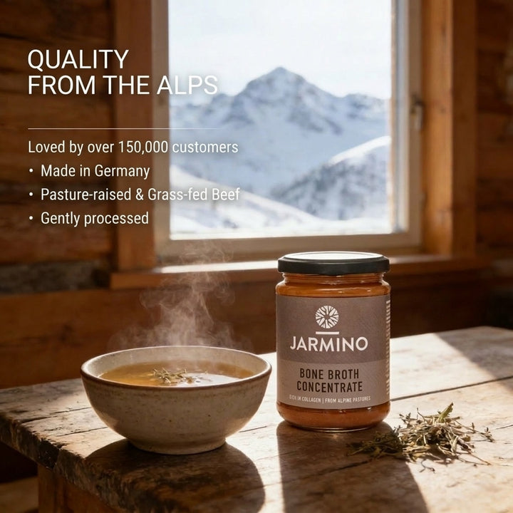 Beef bone broth concentrate - REDUCED SALT (22 servings)