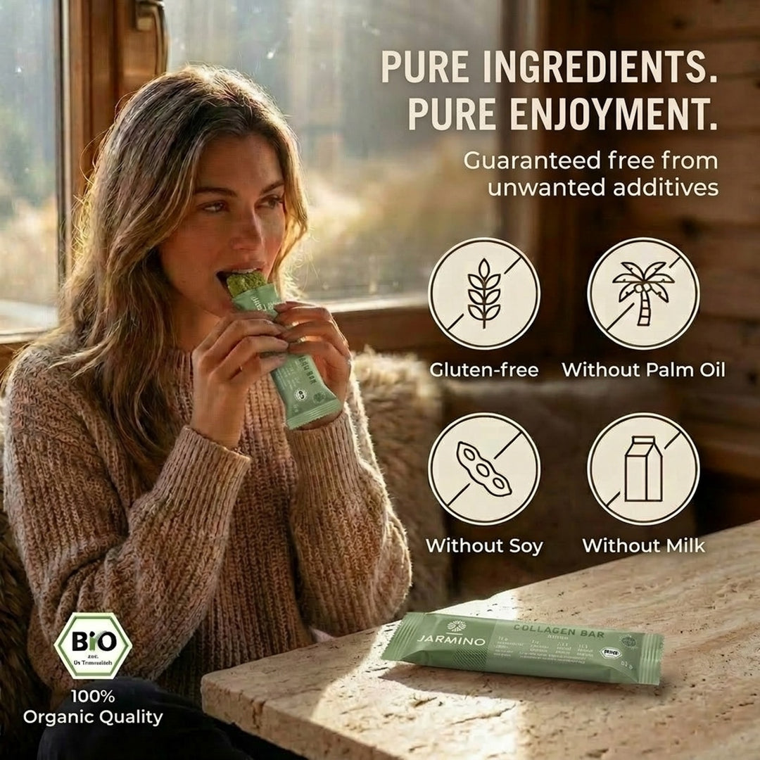 Collagen bar, matcha
